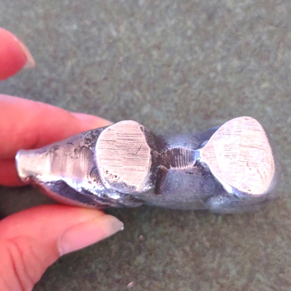 Charming Pewter Pig Figurine - Picture 5 of 8